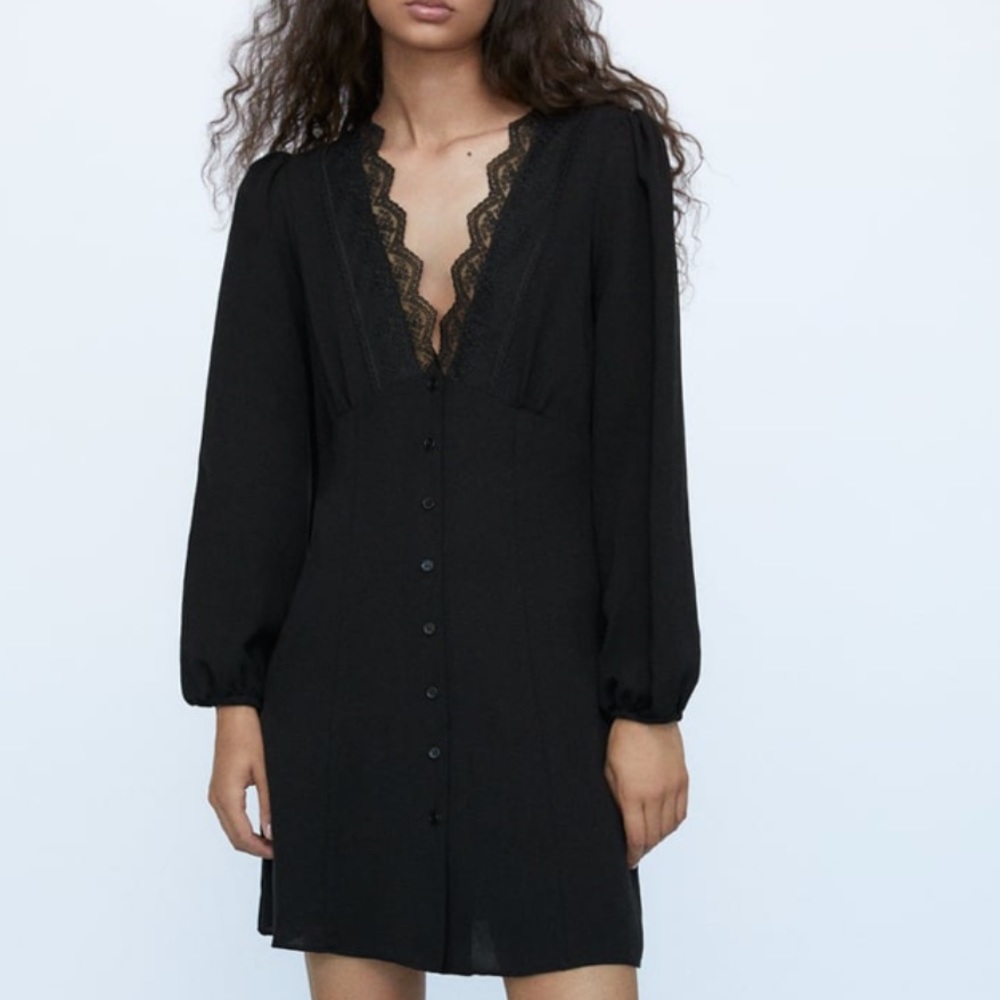 Zara Dress combination lace dress
